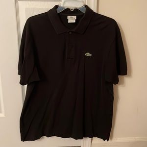 Black Lacoste polo size 5